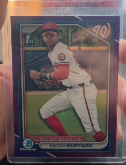 2024 Bowman Chrome #BCP-223 Victor Hurtado — front