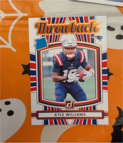 2025 Panini Donruss #48 Kyle Williams Throwback Rated Rookie — front