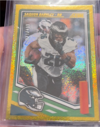 2025 Panini Score #61 Saquon Barkley — front
