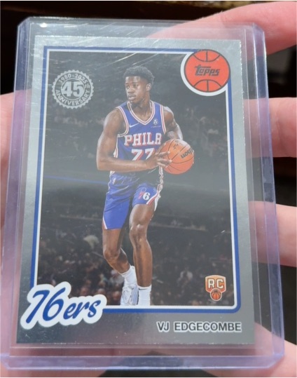 2025-26 Topps 45th Anniversary #80BK-96 VJ Edgecombe — front