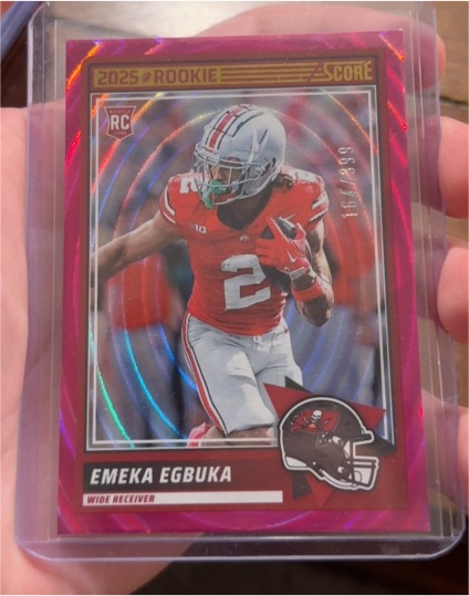2025 Panini Score #2 Emeka Egbuka Rookie — front