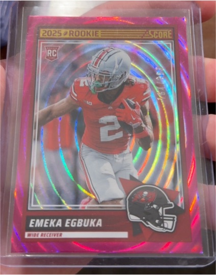 2025 Panini Score #2 Emeka Egbuka Rookie — front