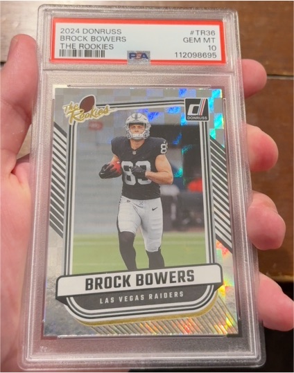 2024 Donruss #TR36 Brock Bowers The Rookies — front