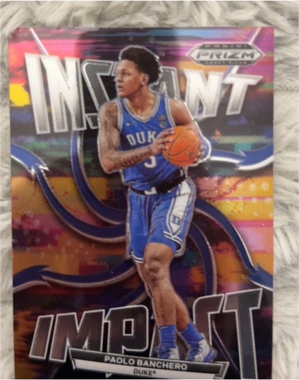 2022 Panini Prizm Draft Picks Instant Impact Paolo Banchero — front