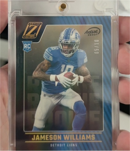 2022 Panini Zenith #108 Jameson Williams — front
