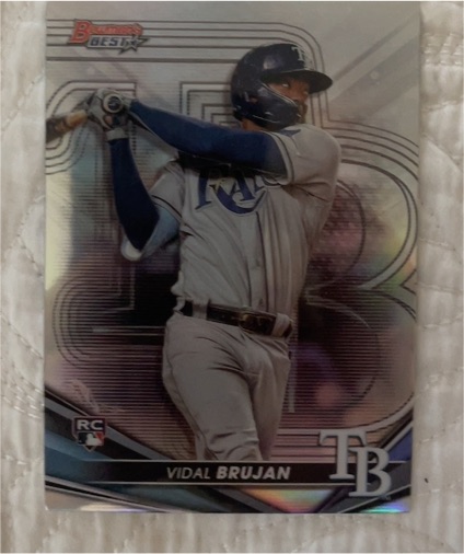 2022 Bowman's Best #55 Vidal Brujan — front