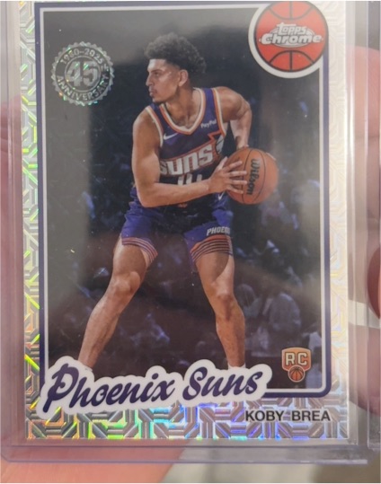 2025-26 Topps Chrome 45th Anniversary #TC-KB Koby Brea — front