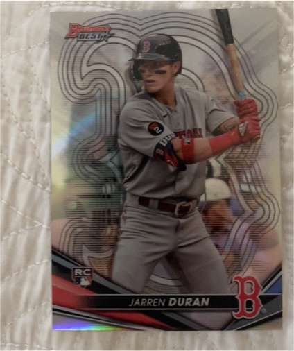 2022 Bowman's Best #11 Jarren Duran — front