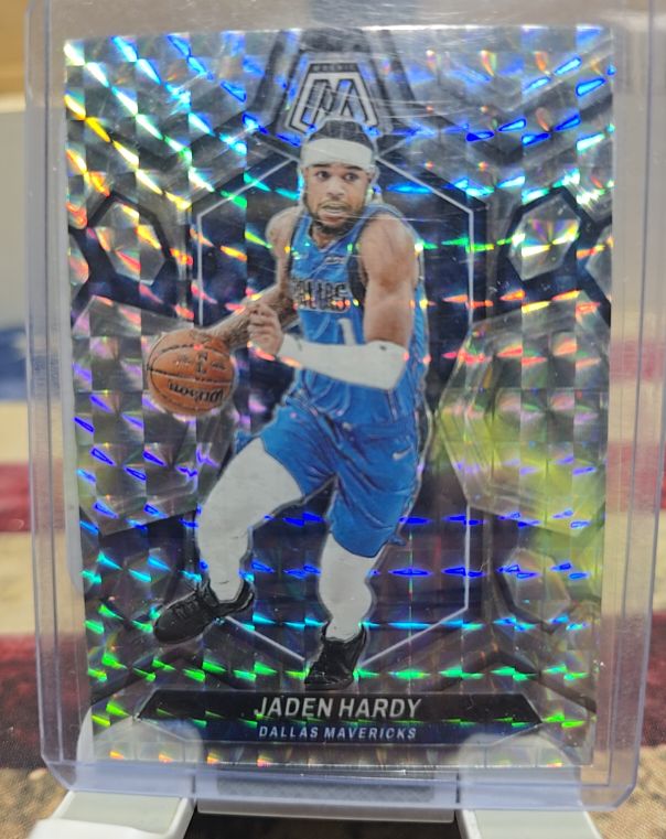 2023-24 Panini Mosaic #132 Jaden Hardy — front