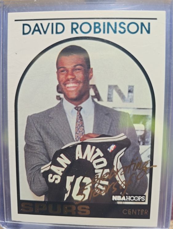 1993-94 NBA Hoops #DR1 David Robinson — front