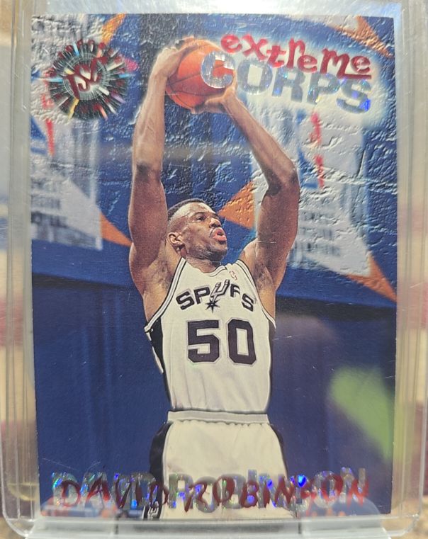 1995-96 Topps Stadium Club #124 David Robinson Extreme Corps — front