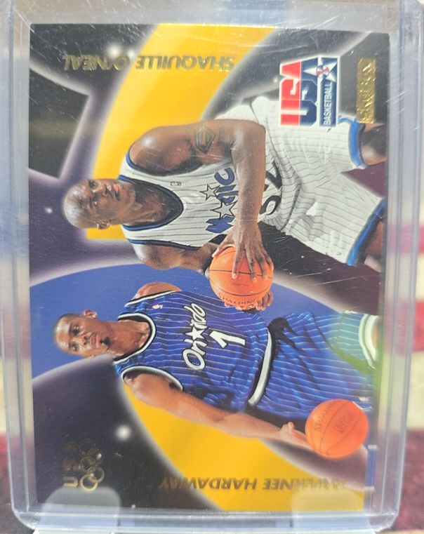 1996 SkyBox USA #55 Shaquille O'Neal / Anfernee Hardaway — front