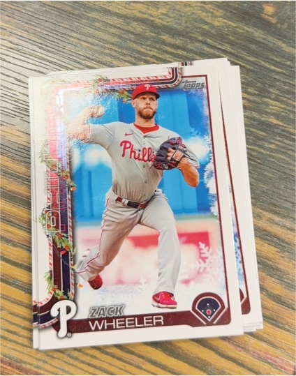 2025 Topps Holiday #H179 Zack Wheeler — front