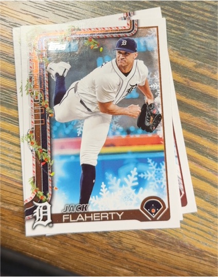 2025 Topps Holiday #H51 Jack Flaherty — front
