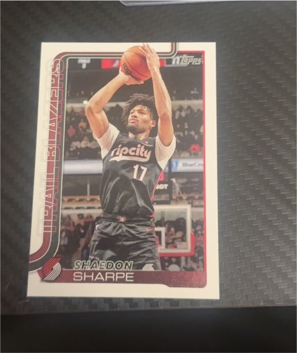 2025-26 Topps #127 Shaedon Sharpe — front
