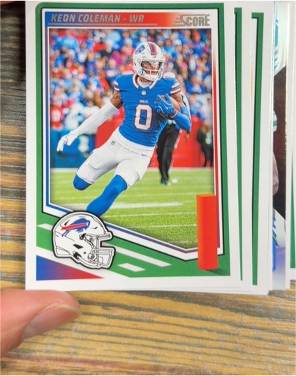 2025 Panini Score #4 Keon Coleman — front