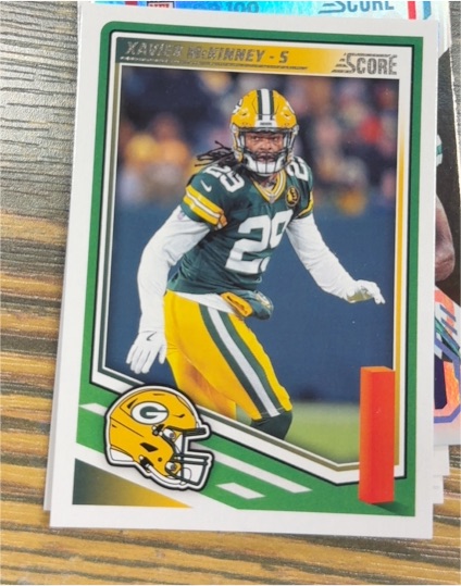 2025 Panini Score #227 Xavier McKinney — front