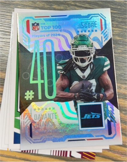 2025 Panini Score Top 100 #40 Davante Adams — front