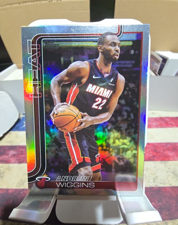 2025-26 Topps #77 Andrew Wiggins — front