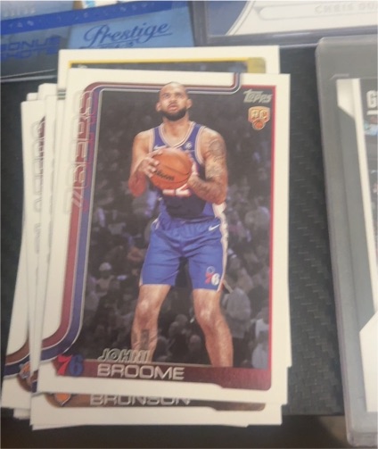 2025-26 Topps #235 Johni Broome — front