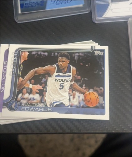2025-26 Topps #108 Anthony Edwards — front