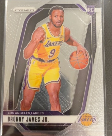 2024-25 Panini Prizm #243 Bronny James Jr. — front