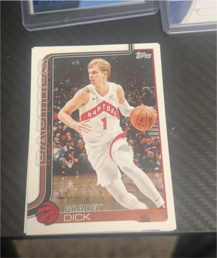 2025 Topps #28 Gradey Dick — front