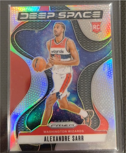 2024-25 Panini Prizm #9 Alexandre Sarr Deep Space — front