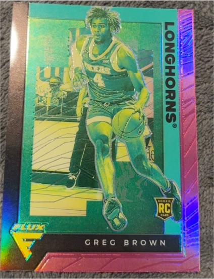2021-22 Panini Chronicles Draft Picks Flux #239 Greg Brown — front