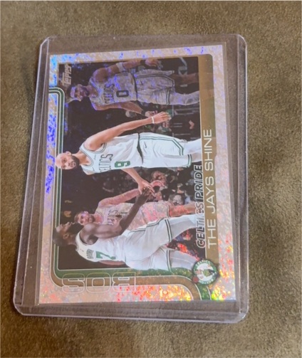 2023 Topps Series 2 #305 Celtics Pride The Jays Shine — front