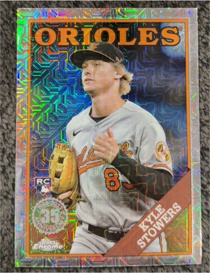 2023 Topps 1988 Chrome Mojo #T88C-37 Kyle Stowers — front