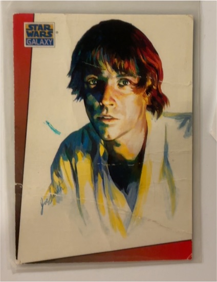 1993 Topps Star Wars Galaxy #3 Luke Skywalker — front