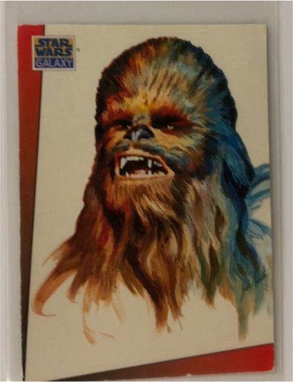 1993 Topps Star Wars Galaxy #8 Chewbacca — front