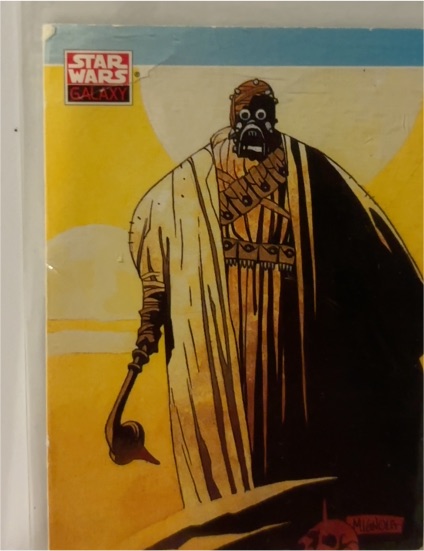 1993 Topps Star Wars Galaxy #110 Michael Mignola — front