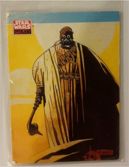 1993 Topps Star Wars Galaxy #110 Tusken Raider — front