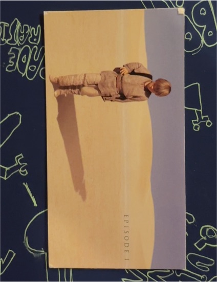 Star Wars Episode I Trading Card - Luke Skywalker Tatooine Scene — front