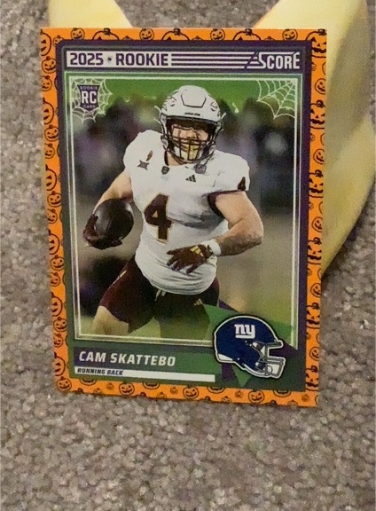 2025 Panini Score #1 Cam Skattebo — front
