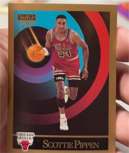 1990-91 SkyBox #46 Scottie Pippen — front