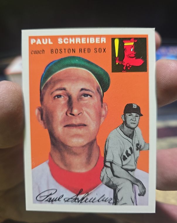 1954 Topps #217 Paul Schreiber — front