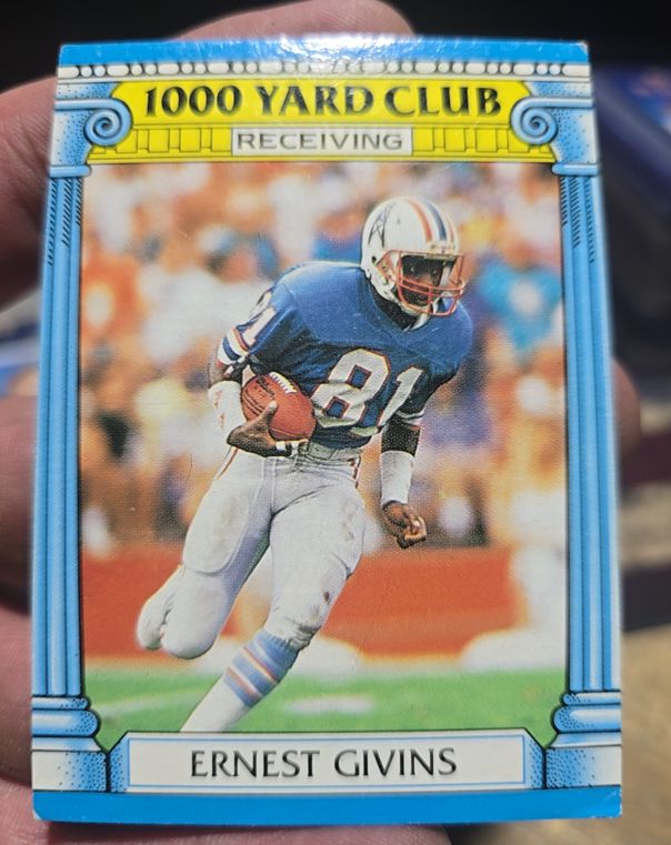 1987 Topps #20 Ernest Givins 1000 Yard Club — front
