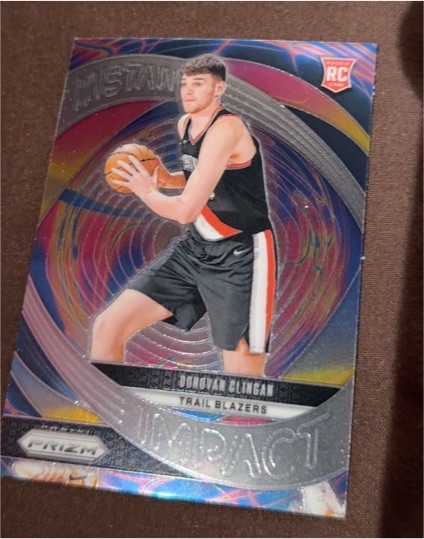 2024-25 Panini Prizm Instant Impact #15 Donovan Clingan — front