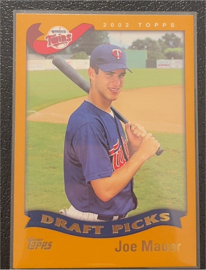 2002 Topps Draft Picks Joe Mauer — front