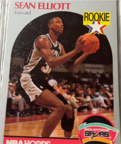 1990-91 Hoops #267 Sean Elliott — front
