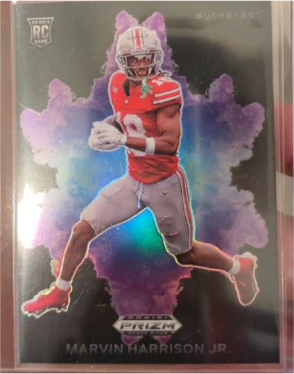2020 Panini Prizm Marvin Harrison Jr. Rookie Card — front