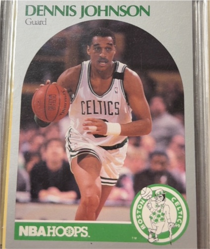 1990-91 NBA Hoops #41 Dennis Johnson — front