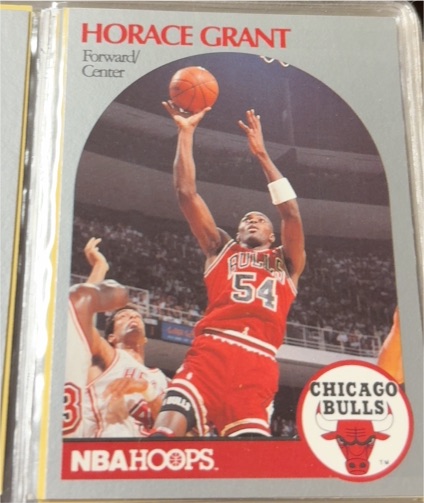 1990-91 Hoops #63 Horace Grant — front