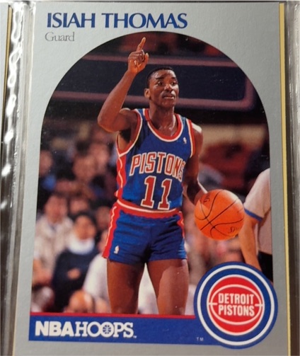 1990-91 Hoops #111 Isiah Thomas — front
