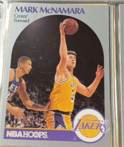 1990-91 NBA Hoops #158 Mark McNamara — front