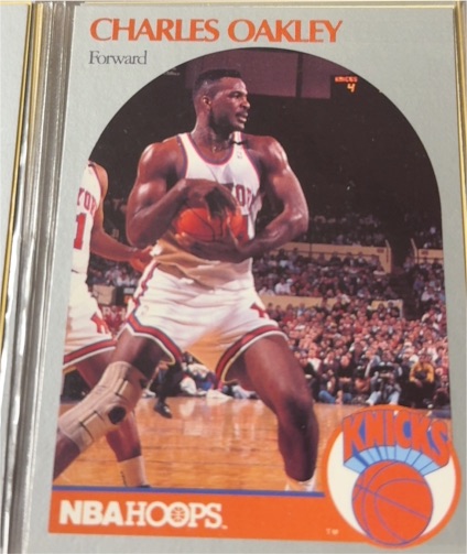 1990-91 Hoops #207 Charles Oakley New York Knicks — front