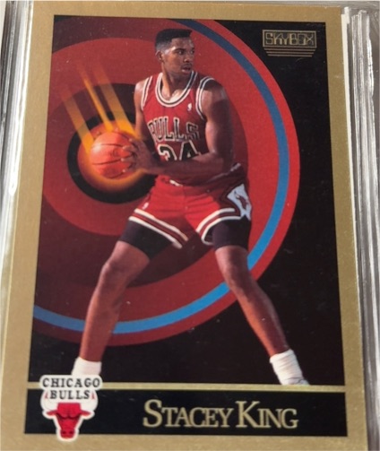 1990-91 SkyBox #42 Stacey King Chicago Bulls — front